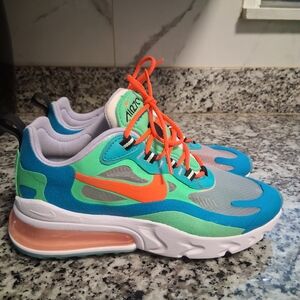 Womens Nike Air Max 270 React Electro  Green Lagoon Size 7